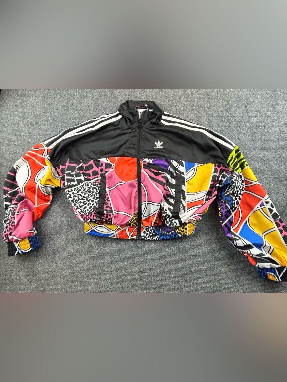 Adidas Originals x Rich Mnisi Women's Cropped Track Jacket Size XS Spot